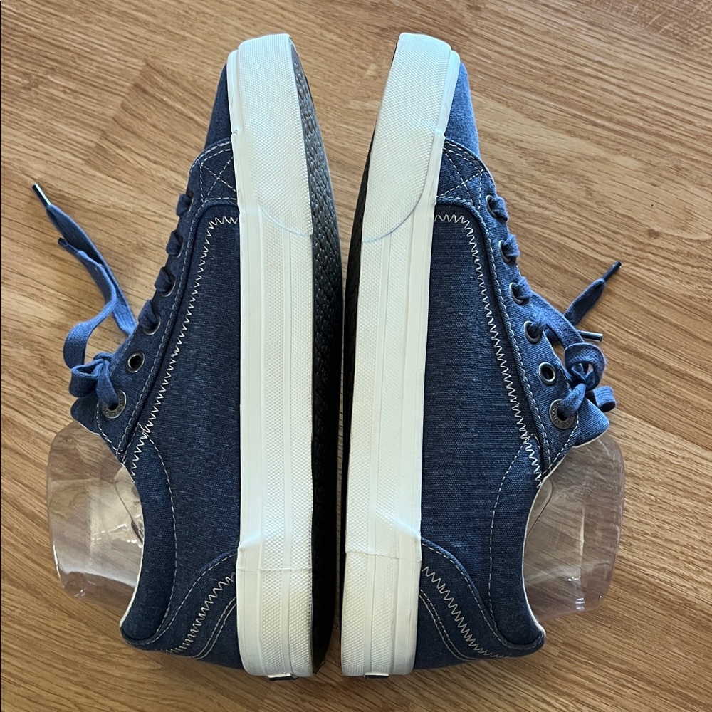 Taos Women’s Plim Soul Blue Wash Canvas Sneakers Size 9W - Picture 5 of 14